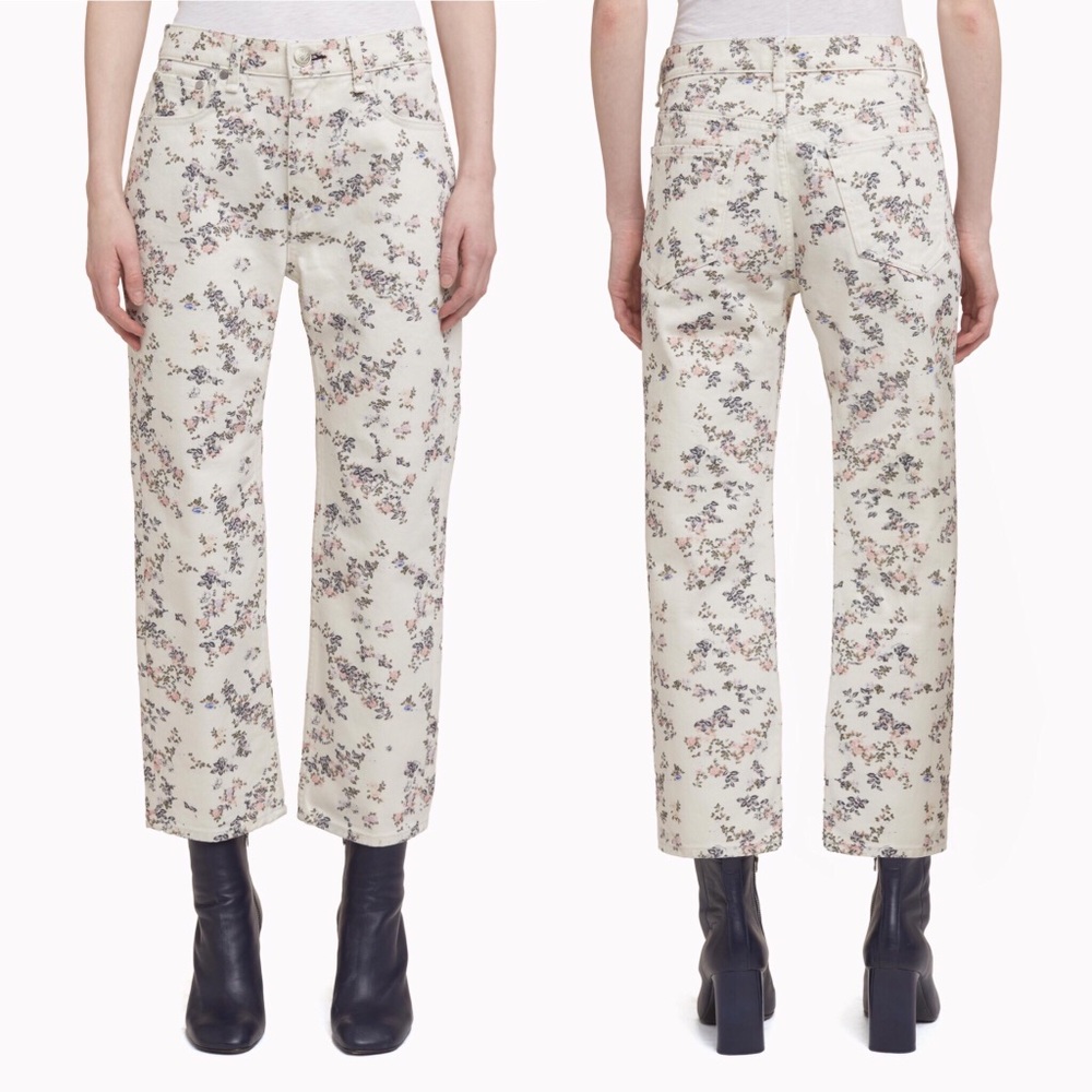 Rag & Bone Micro Floral Boy Jean